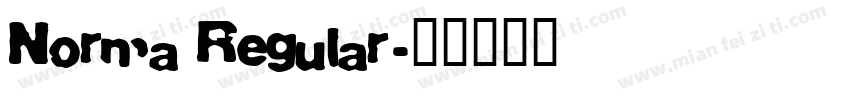 Norma Regular字体转换